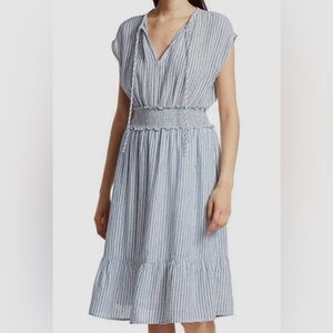 Rails Linen Blend MIDI Dress